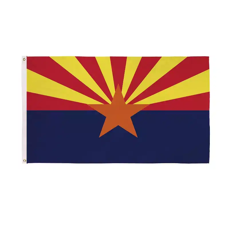 Evergreen Arizona Flag 3x5 Foot, 3-Ply Double Sided Flag for Outside with Grommets, US State Flags for Outdoor Garden Patio, Indoor Wall Decor Flag
