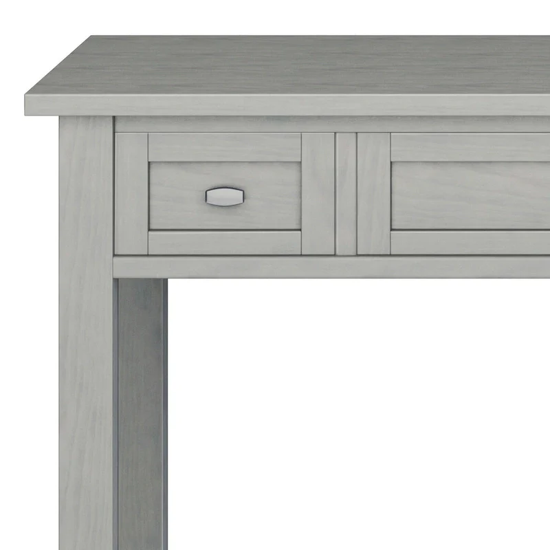 Solid wood transition style desk