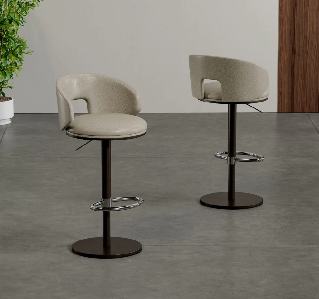 Clay Modern Adjustable Barstool