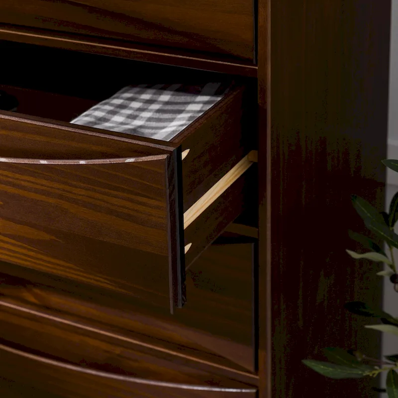 Middlebrook Designs Mid-Century 5-Drawer Solid Wood Dresser