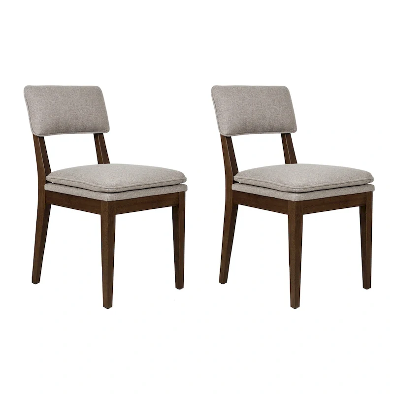 Solid Wood Upholstered Dining Chairs (Set of 2) by East at Main