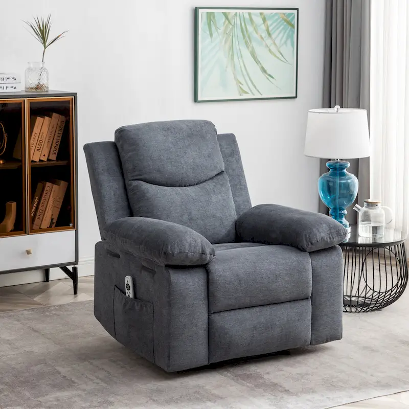 Power Recliner Chair with Adjustable Massage and Heating