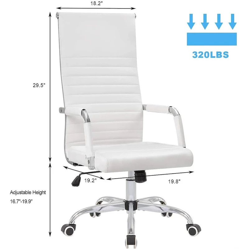 Homall Ribbed Office Chair High Back Conference Chair