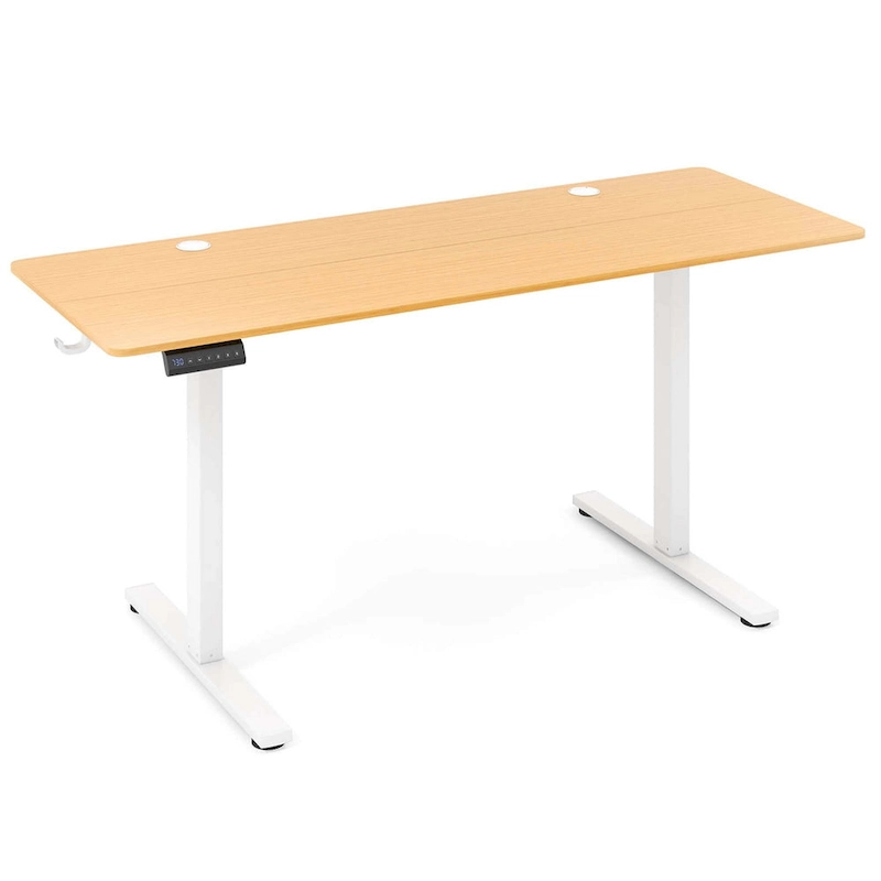 Costway 63 x 24 Inch Sit Stand Desk Height Adjustable Electric - See Details