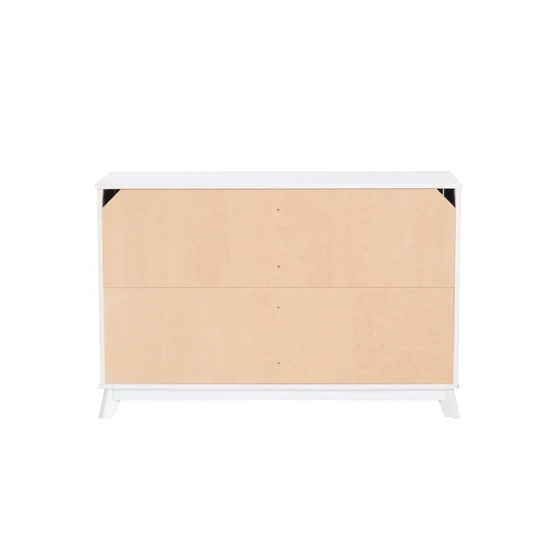 Purcell Pine Wood 3-Piece Bedroom Set with 6-Drawer Dresser and 3-Drawer Nightstands (Set of 2)