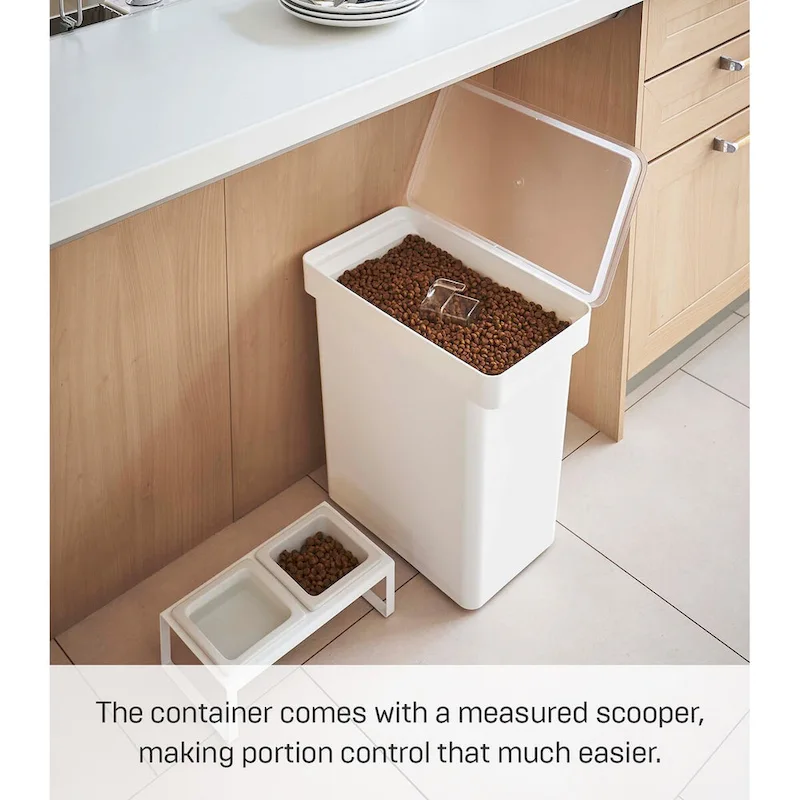Rolling Airtight Pet Food Container (25 lbs.), Polypropylene, Extra Large, 6.6 gallons, 25 liters