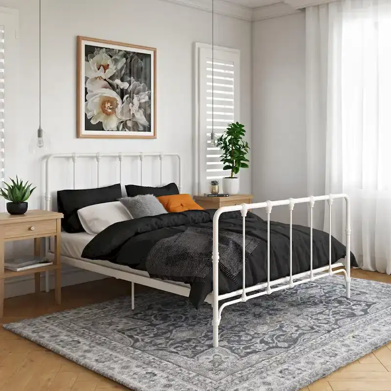 Avenue Greene Sandy Farmhouse Metal Bed