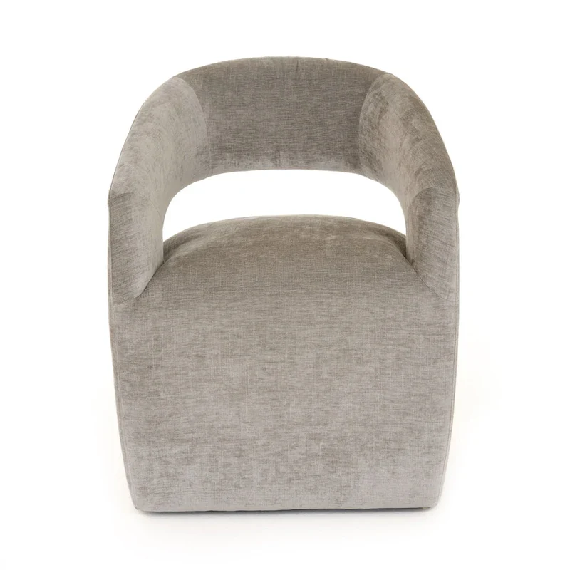 Angie Modern Grey Fabric Dining Chair