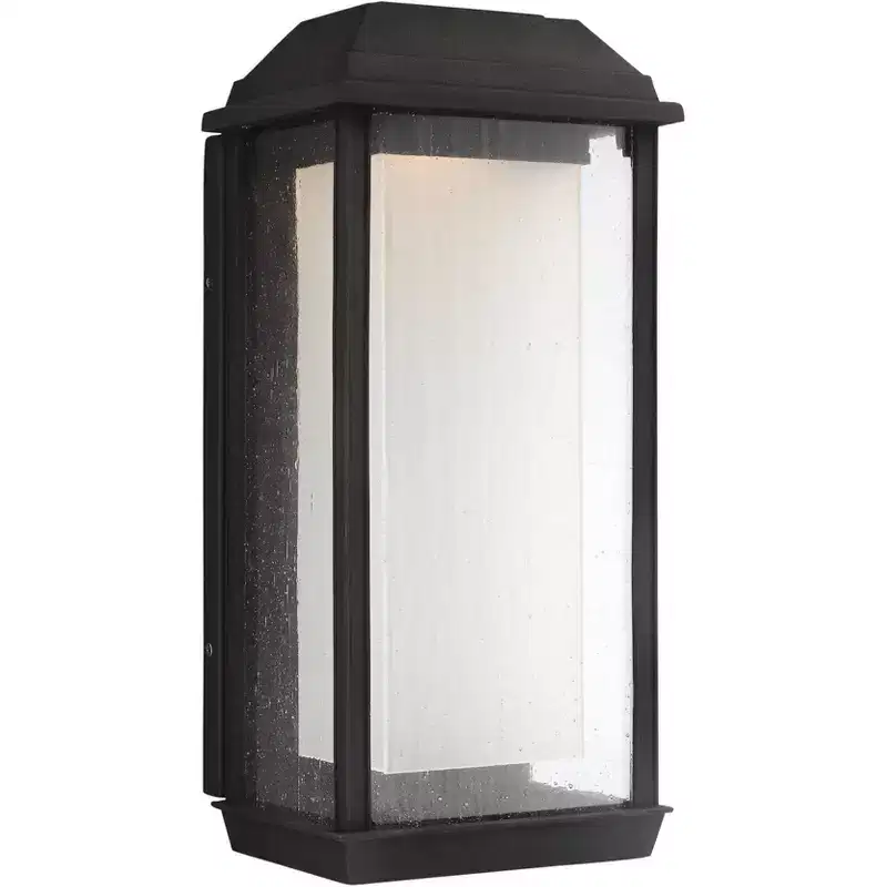 Generation Lighting McHenry 17 1/4 High Black LED Outdoor Wall Light