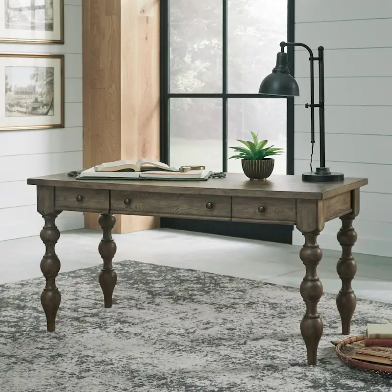 Americana Farmhouse Dusty Taupe Writing Desk