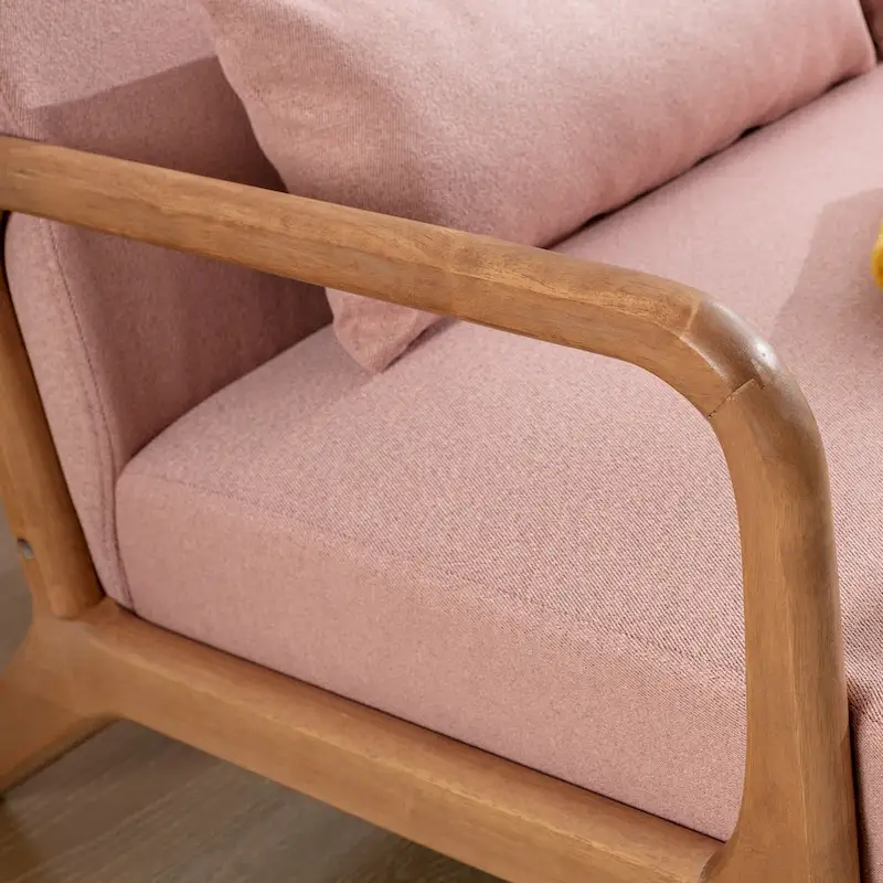 Ebello Modern Solid wood Accent Chair