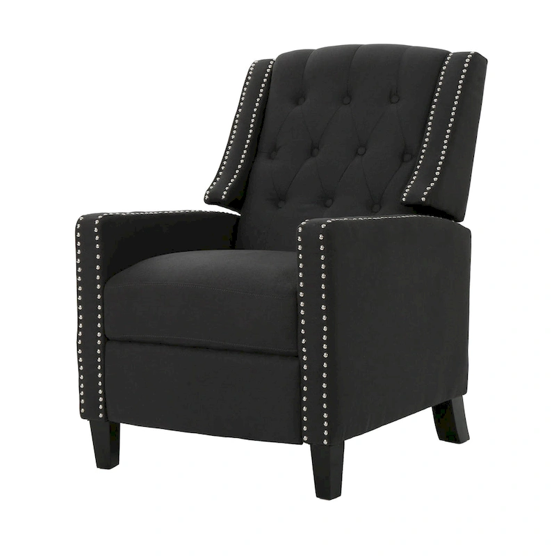 Izidro Tufted Fabric Recliner by Christopher Knight Home