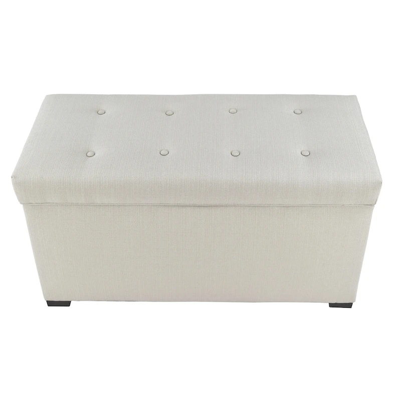 Angela 8 Button Tufted Storage Bench