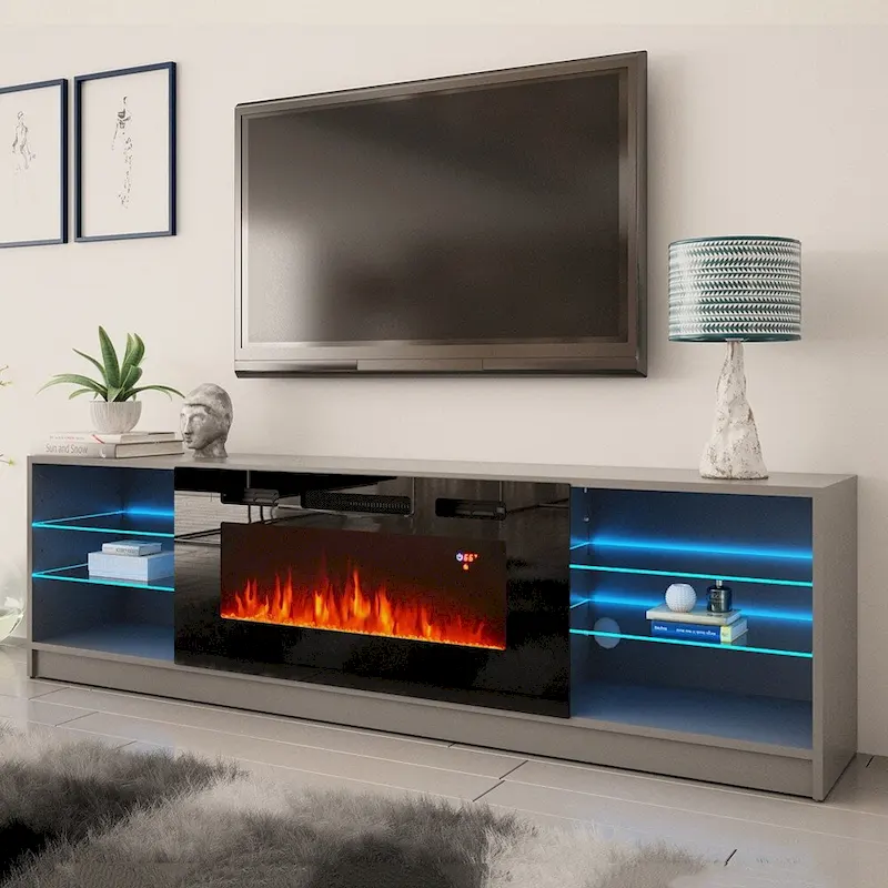 Amsden Electric Fireplace TV Stand