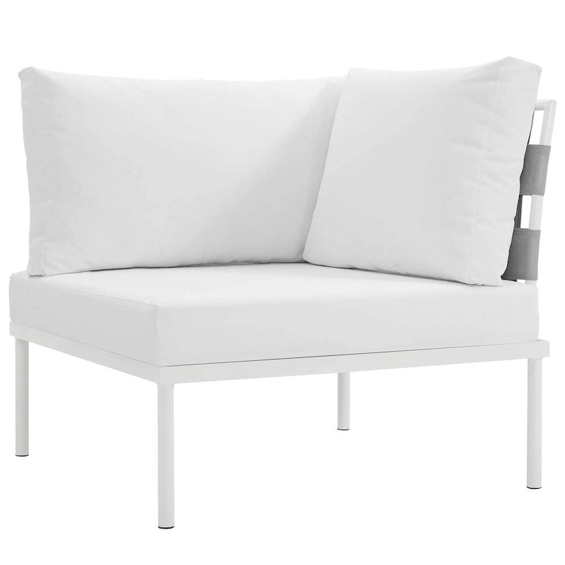 Harmony 8-piece Outdoor Patio Aluminum Sectional Sofa Set