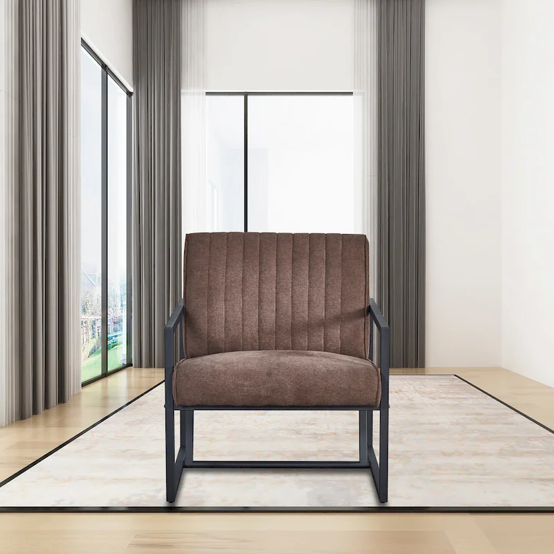 Modern 26 Arm Chair with Steel Legs