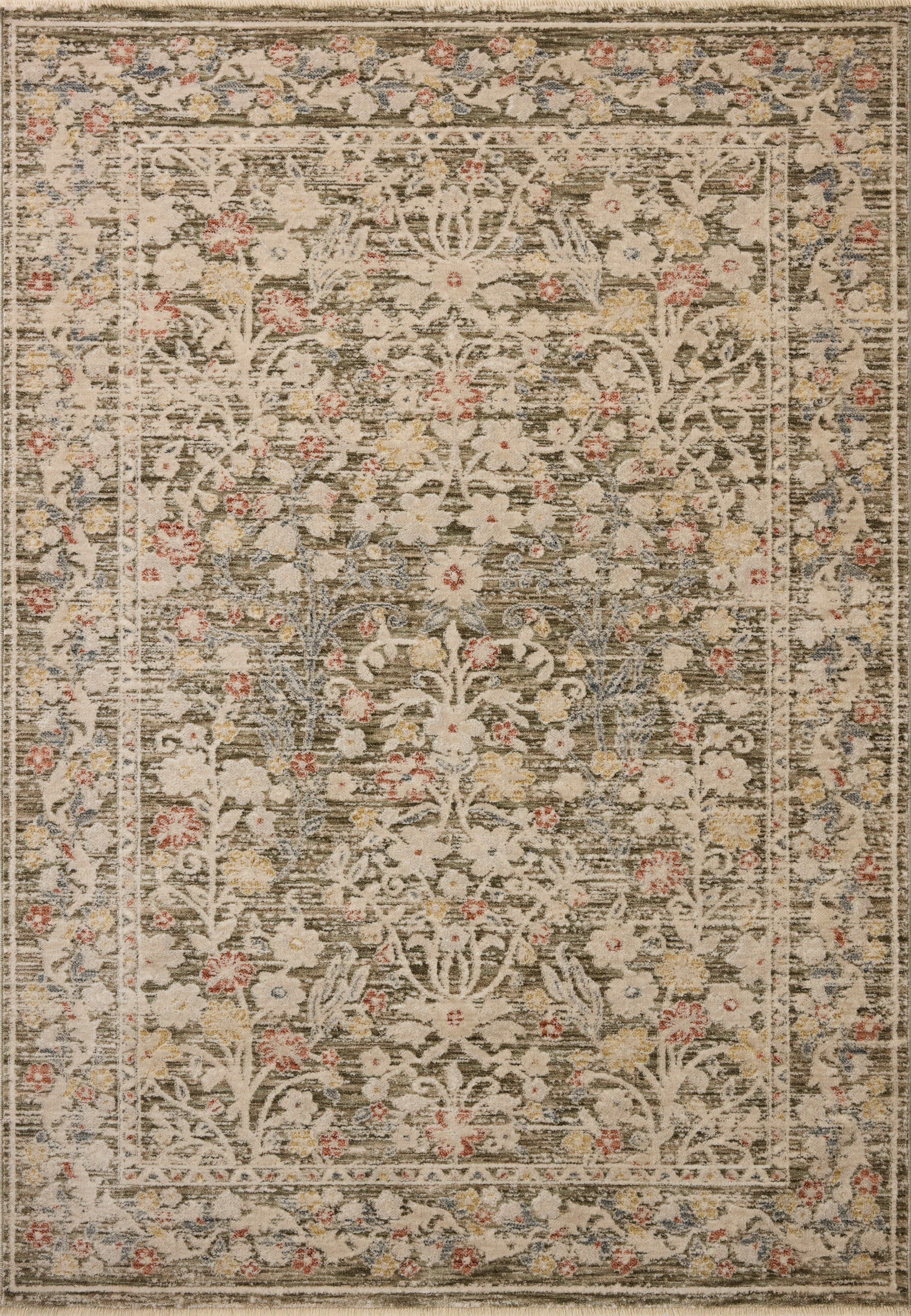 Clarisse Rug Olive/Multi
