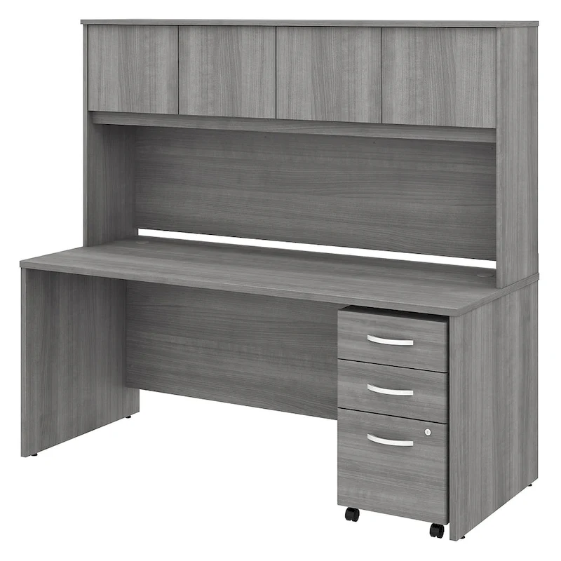 Studio C 72W Desk with Hutch and Drawers by Bush Business Furniture