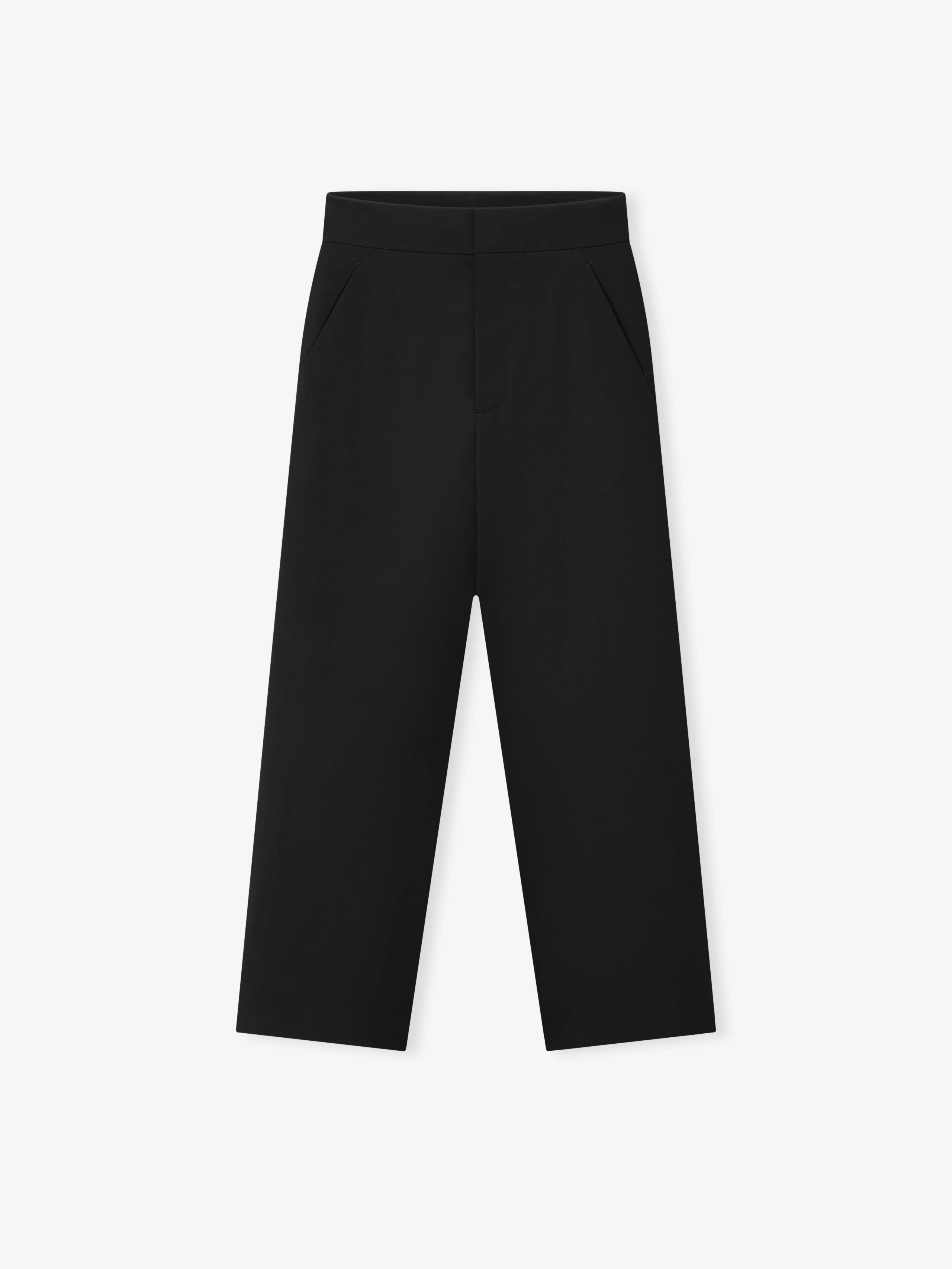 Wool Ripstop Casual Flat Front Pant