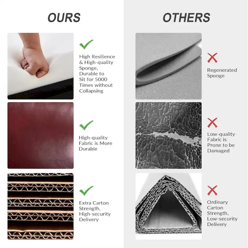 Brigida Modern Genuine Leather Nailhead Trim Recliner with Adjustable Footrest Set of 2 by HULALA HOME