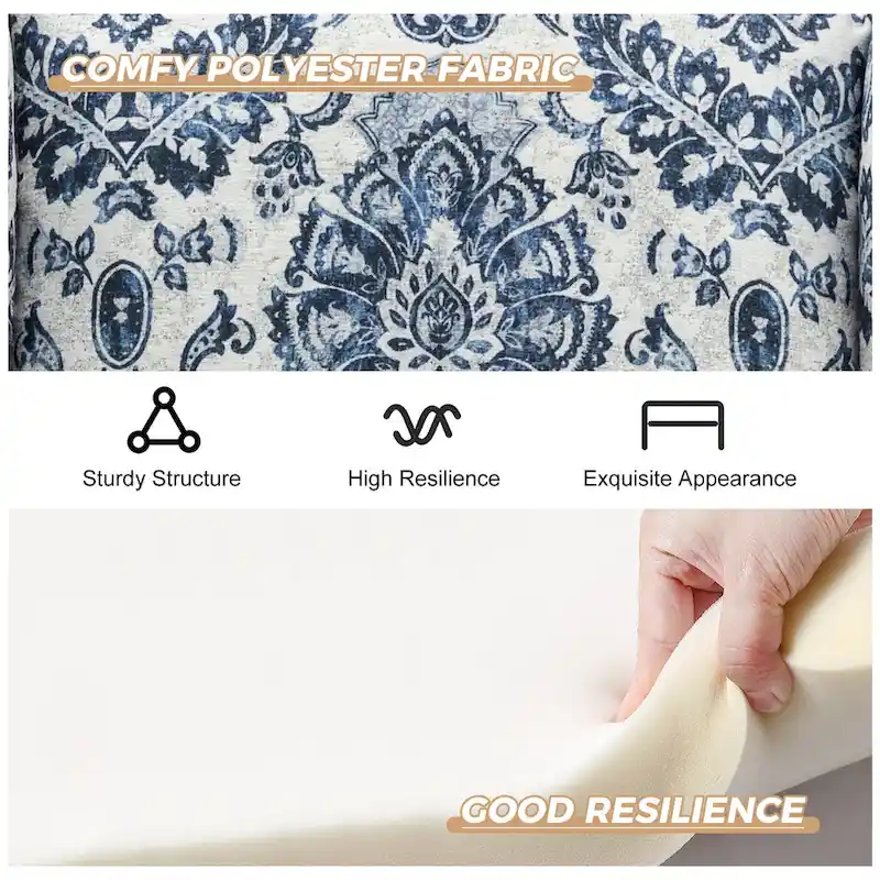 Gott Traditional Wingback Armchair with Solid Wood Legs Set of 2 by HULALA HOME