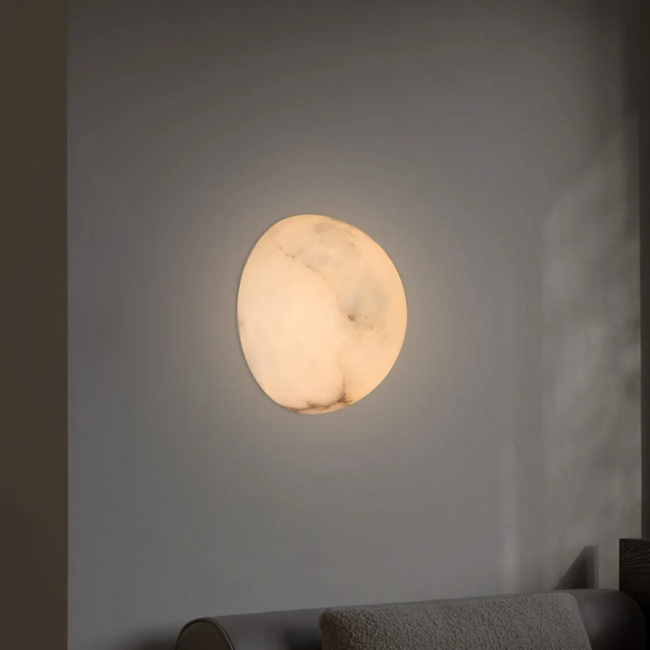 Modern Geometric Metal Wall Light with Gold Finish