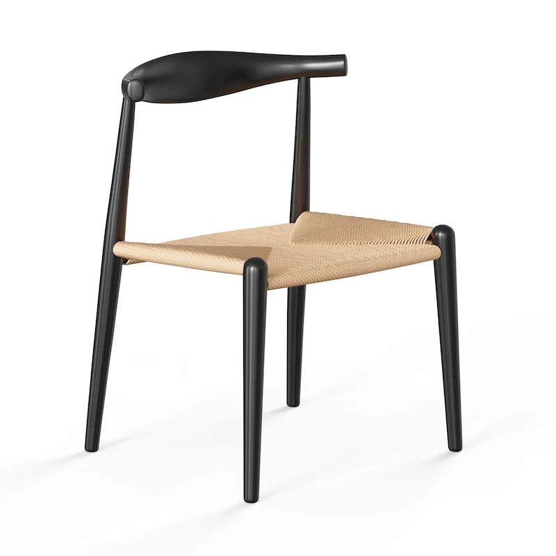 Papercord Dining Chair Black Frame