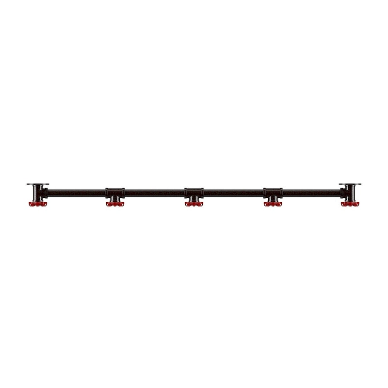 Cambria Industrial Sand Black Wall Coat Rack by Furniture of America