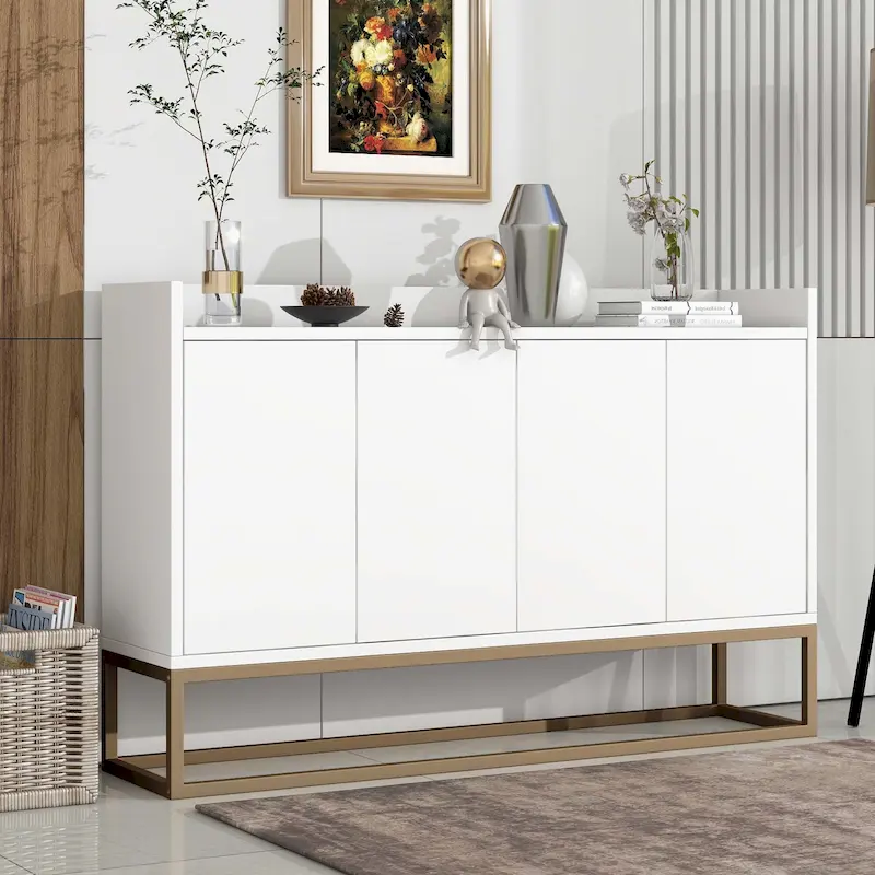 Modern Sideboard Elegant Buffet Cabinet with Large Storage