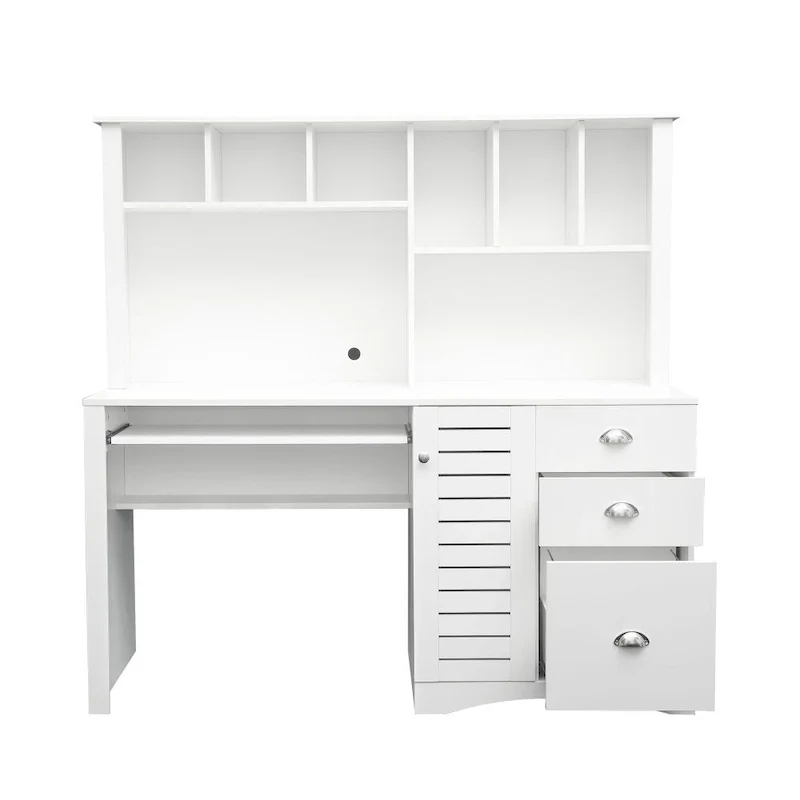 Home Office Computer Desk with Hutch