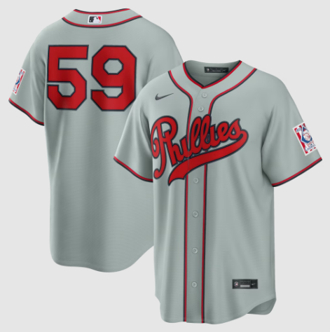 Philadelphia Phillies Jhoan Duran Gray 2026 Field of Dreams Stadium Jersey