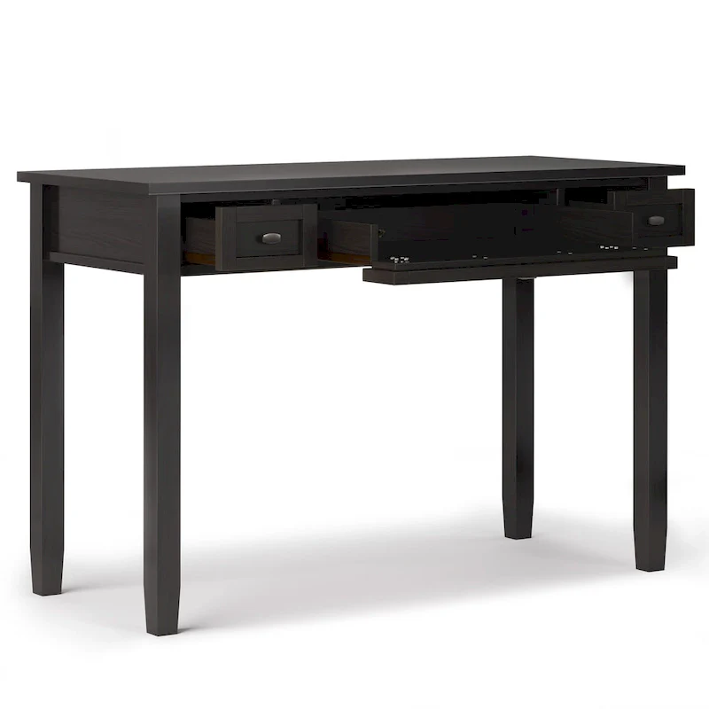 Solid wood transition style desk