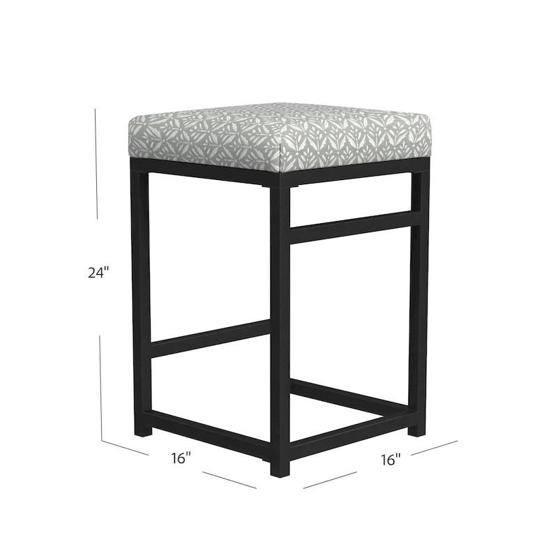 HomePop Backless Metal 24 Counter Stool - 24 inches