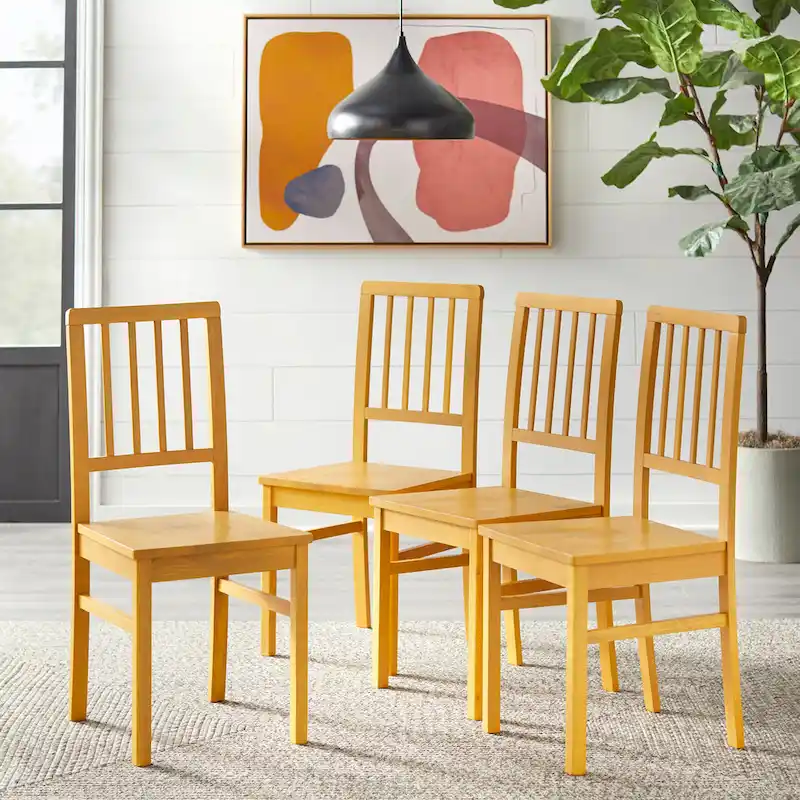 Simple Living Camden Solid Wood Dining Chair (Set of 4)
