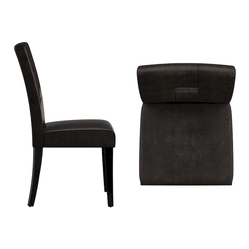 Brda Keyhole Back Dining Chairs (Set of 2)