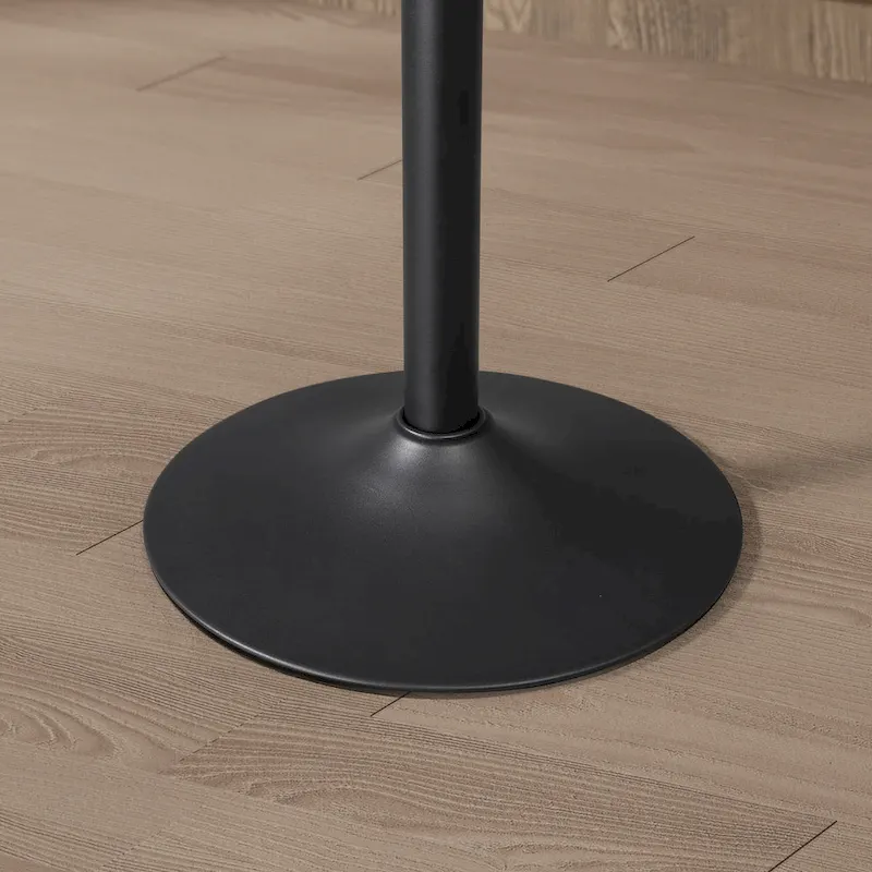 Art Leon Swivel and Adjustable PU Leather Barstool (Set of 2)