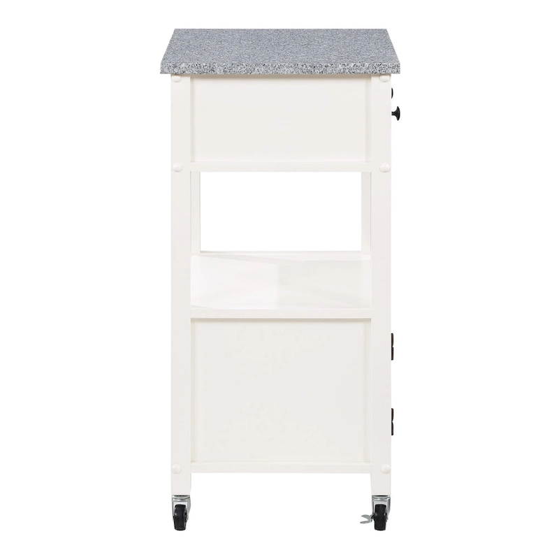 Fairfax Kitchen Cart with Granite Top