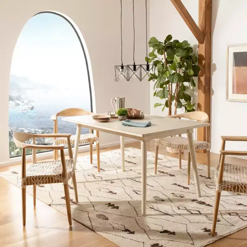 Tia Rectangle Dining Table - DTB9201 - Safavieh