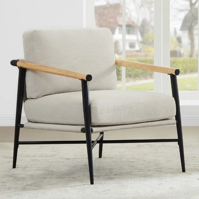 Mid Century Modern Upholstered Accent Chair