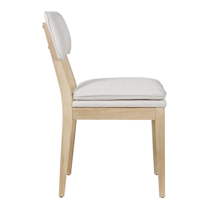 Solid Wood Upholstered Dining Chairs (Set of 2) by East at Main