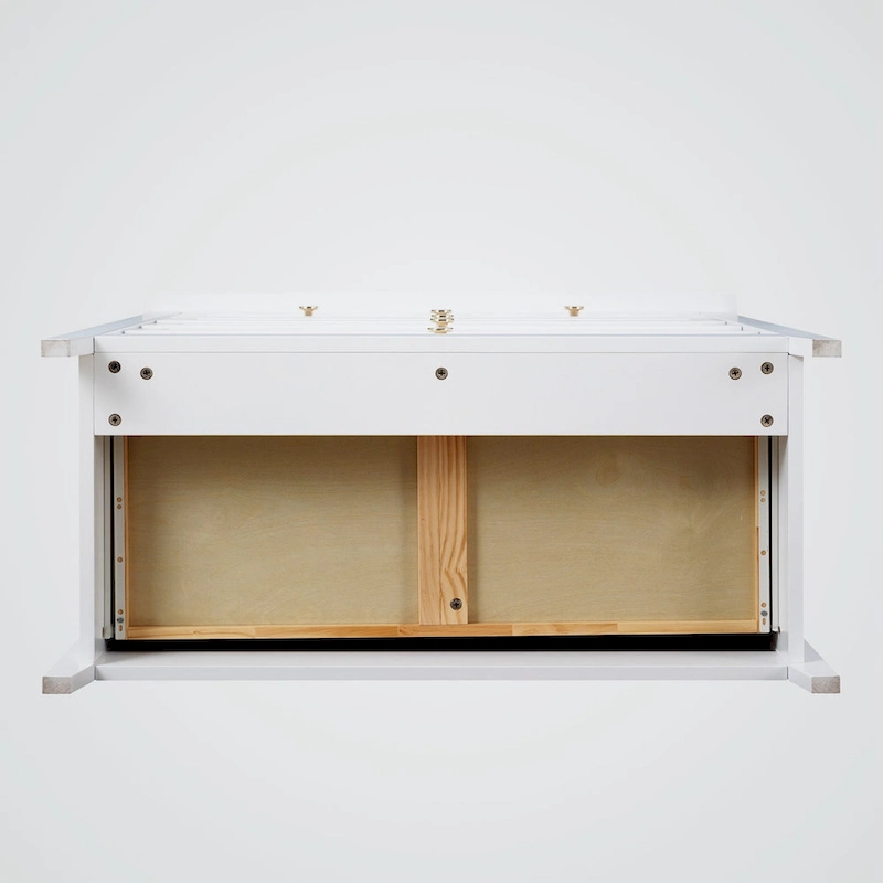 Solid Wood Spray-painted 6 Drawer Chest