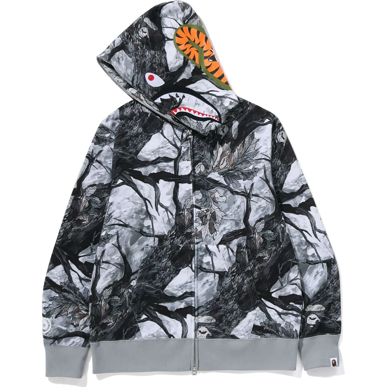 TREE EDGE CAMO SHARK FULL ZIP HOODIE MENS