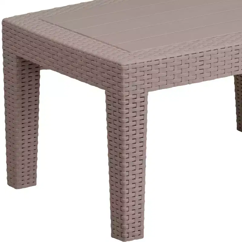 Flash Furniture Rattan Coffee Table