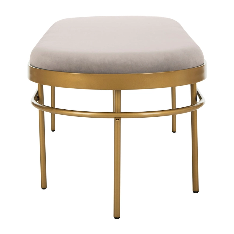 SAFAVIEH Omie Oval Bench - 63  x 22  x 20  - 63Wx22Dx20H