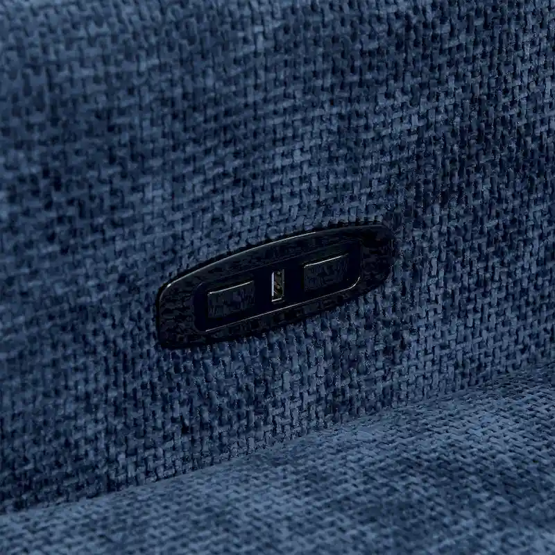 Olmas 33.5 W Power Swivel Glider Recliner with USB Charger Set Of 2