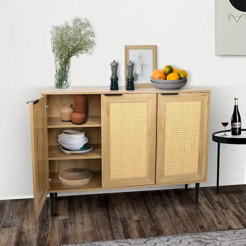 47.24  Wide Elegant Kitchen Storage Cabinet