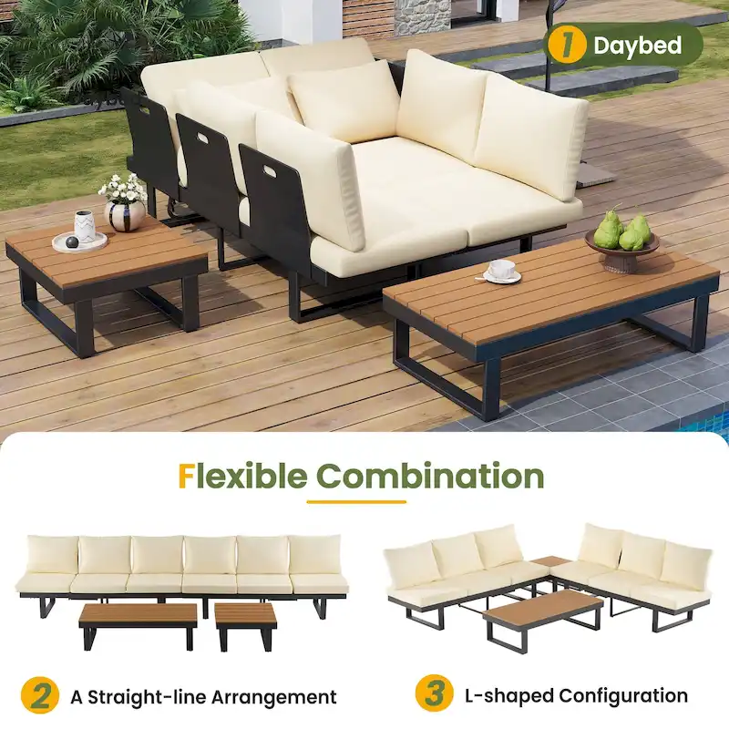 Outdoor Sectional Sofa Set