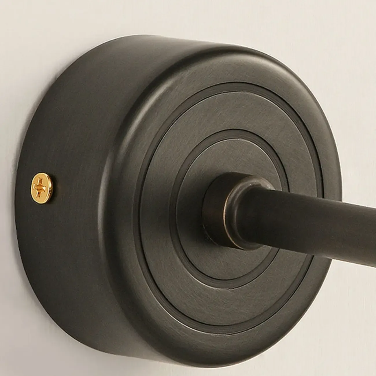 Modern Black Metal LED Bathroom Vanity Light Tube Shade