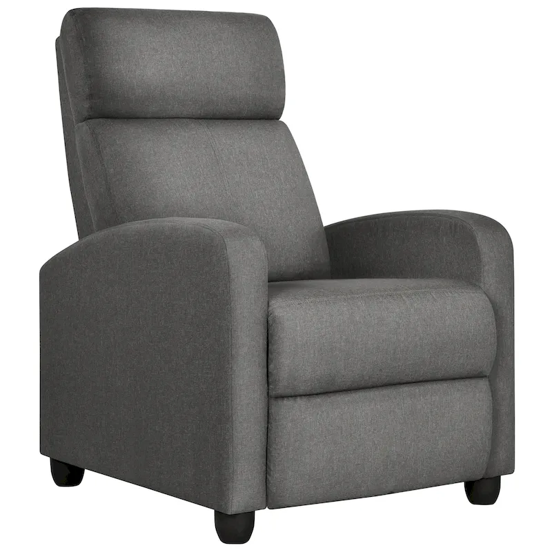 Yaheetech Modern Fabric Recliner Chair