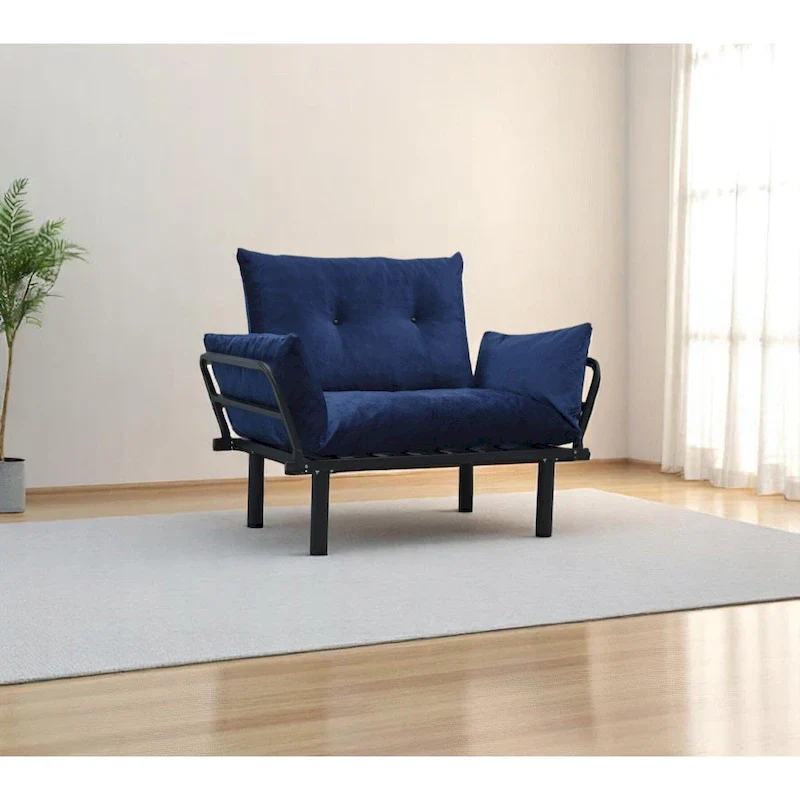Sadio Metal Frame Loveseat With Removable Cushions
